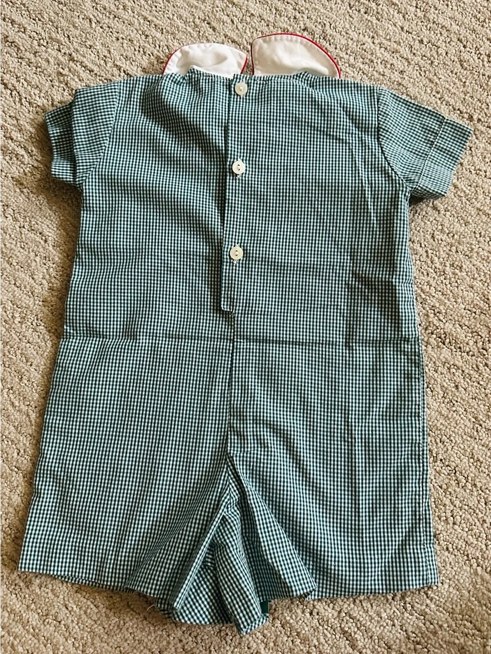 Vive La Fete Smocked Shorts/Short Sleeve Set Animals with Tree